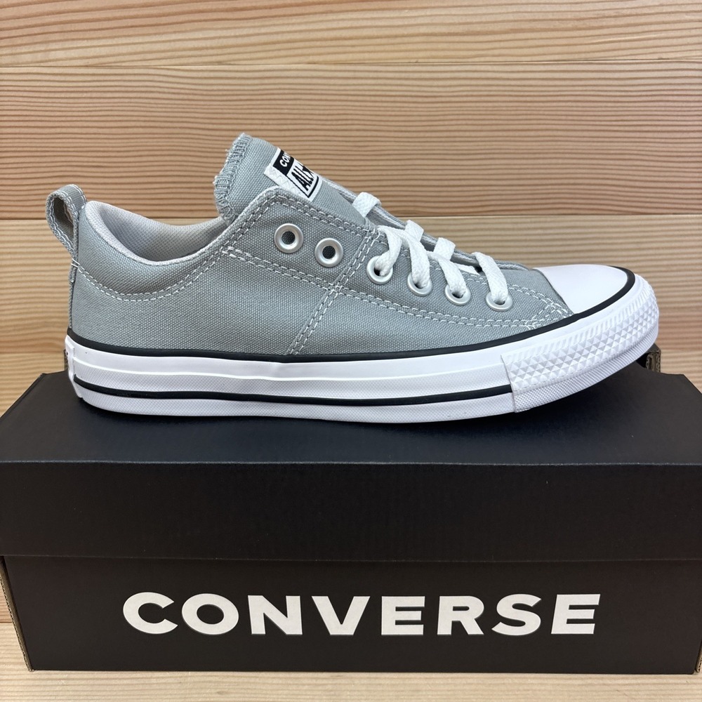 Converse Women's CTAS Madison Ox Low Sz 6.5 Ash Stone A01690F Chuck Taylor Grey